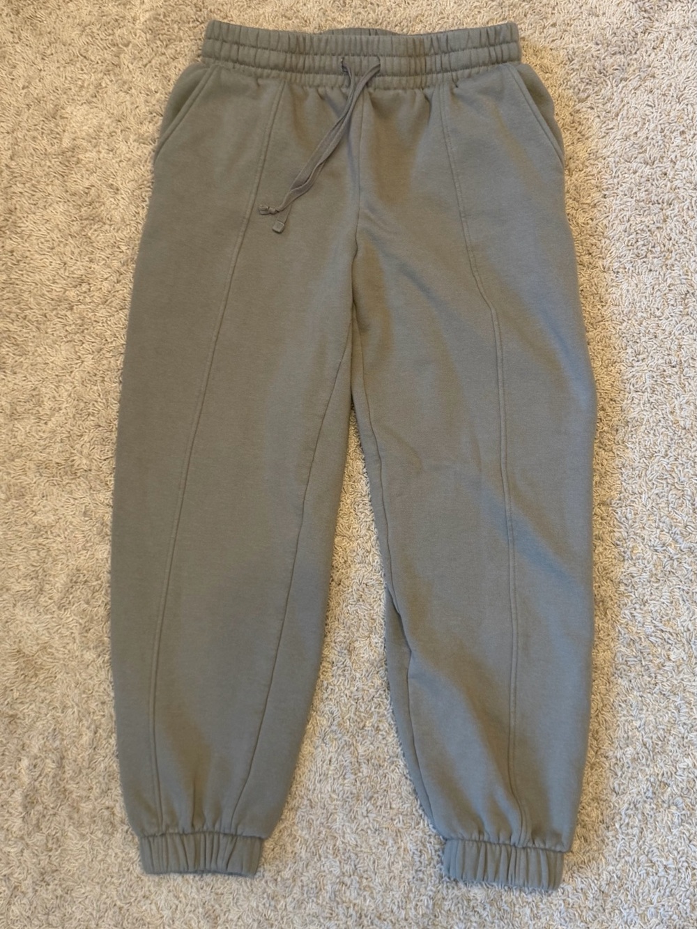 Olive Green Cozy Jogger Sweatpants